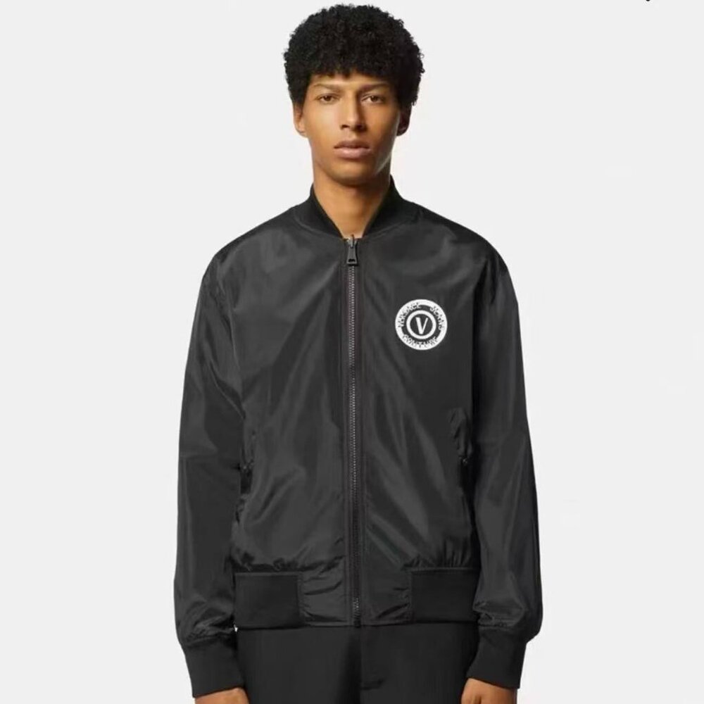 Versace Printed Reversible Bomber - image 2